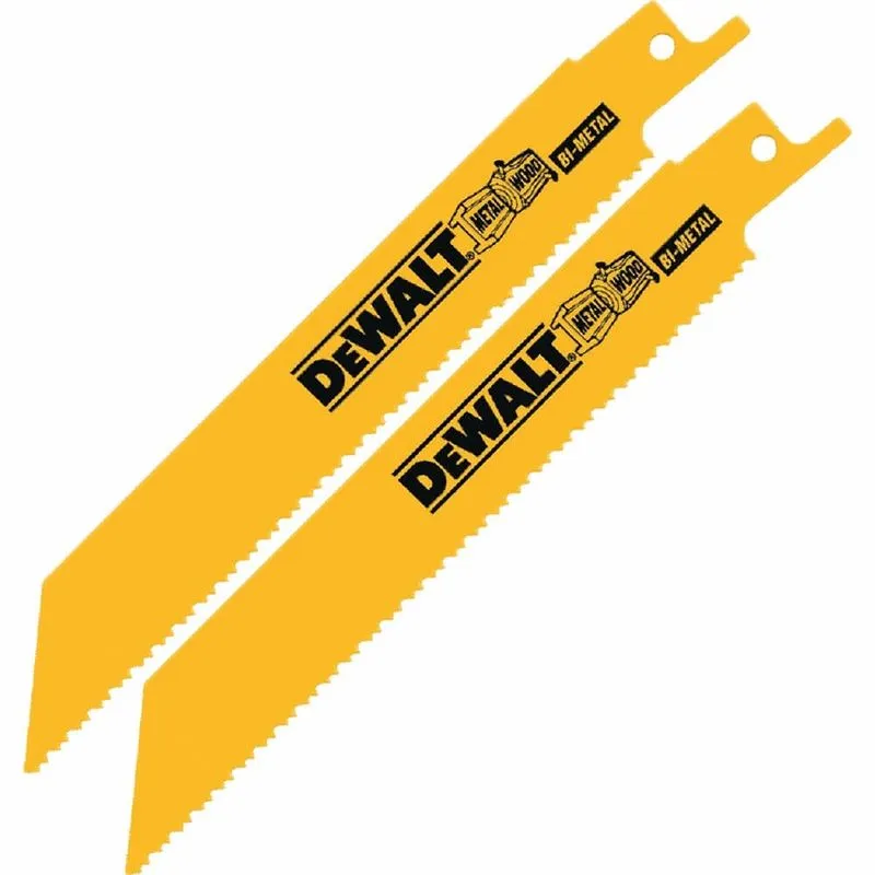 Lâmina Para Serra Sabre Bi-metal Multi Material 6" 14 Tpi 2 Peças - Dw4845-2 - Dewalt