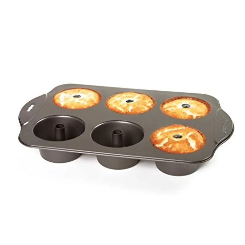 Forma Antiaderente de Mini Bolos Angel Food de 6 Copos Norpro, 17x11x2,25 pol