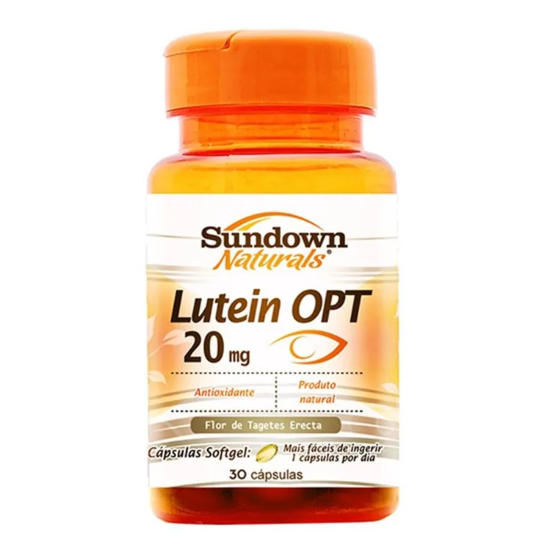 Suplemento Alimentar Sundown Luteina 20mg 30 Cápsulas