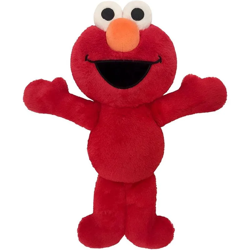 Sesame Street Pelúcia Red Elmo Pillow Buddy - Microfibra de Poliéster Super Macio, 20 Polegadas - (Produto Oficial da Vila Sésamo)