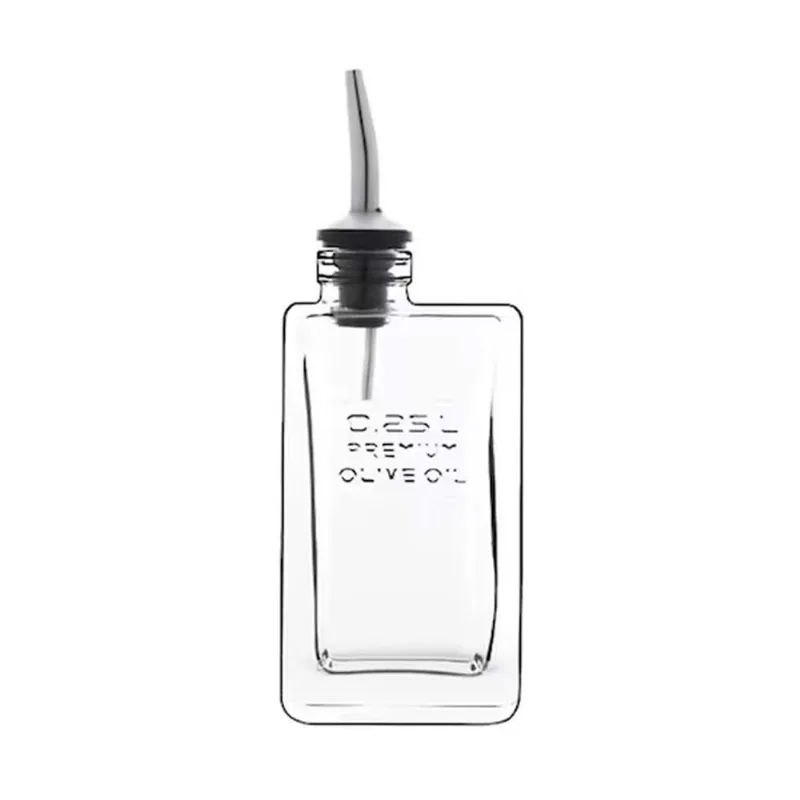 Garrafa Para Azeite Luigi Bormioli Optima Em Vidro - 250 Ml