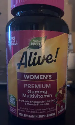 alive! women’s gummy multivitamin