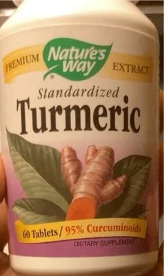 Turmeric Standardized Tablet (item# 15356, 63100, 10155, and 30683)