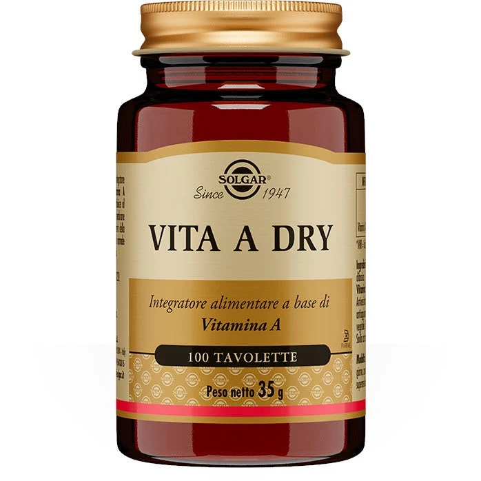 Solgar Vita A Dry 100 Tavolette