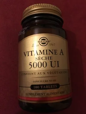 Vitamine A sèche 5000 UI