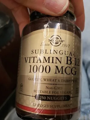 Solgar sublingual B12 1000mcg
