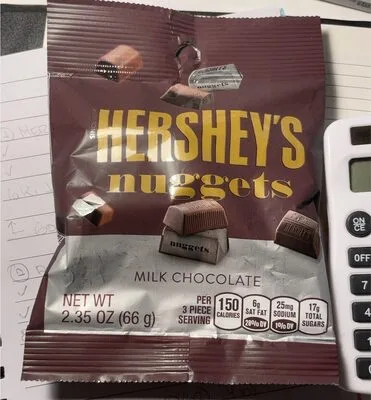 Milk chocolate nuggets