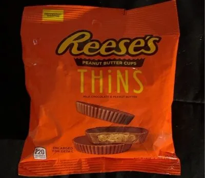 Peanut Butter Cups Thins Chocolate Candy & Peanut Butter
