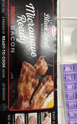 Microwave ready original bacon