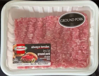 Less fat ground pork