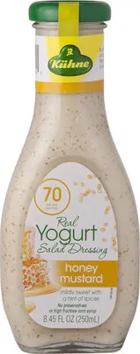 Honey mustard real yogurt salad dressing