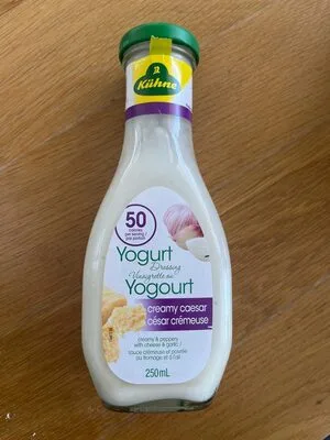 Creamy caesar real yogurt salad dressing