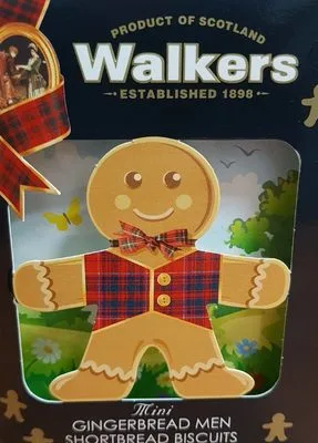 Walkers Mini Gingerbread Men Shortbread Biscuits 150G