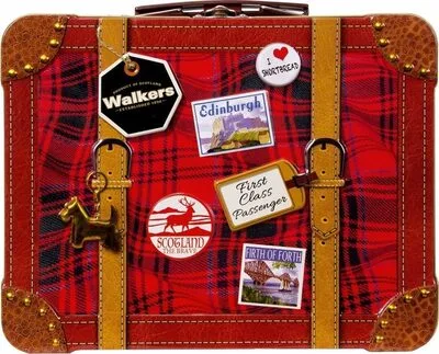 Suitcase tin