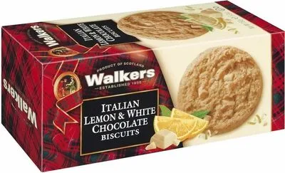 Shortbread lemon & white chocolate biscuits