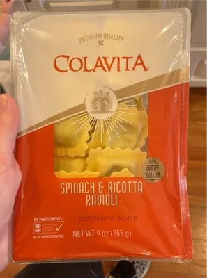 Spinach and ricotta ravioli