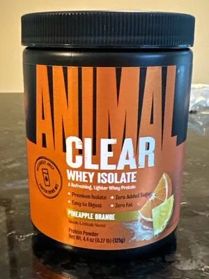 Clear whey isolate