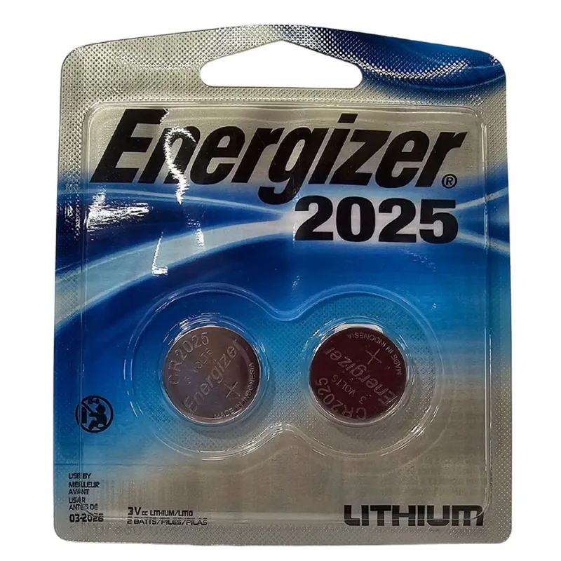 Bateria Energizer 2025 Lithium 3V Cartela Com 2 Unidades