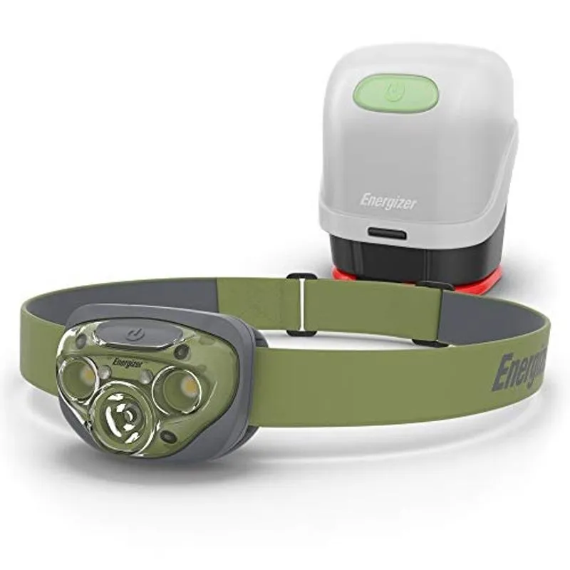 Lanterna de Cabeça Energizer Vision hd + com Case, Resistente à Água, para Camping e Outdoors, Pilhas Inclusas