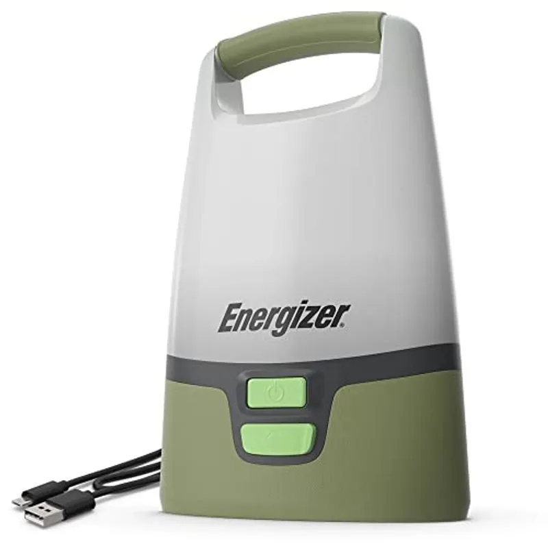 Lanterna De Camping Energizer Vision Led, Lanterna Recarregável Brilhante, Luz De Emergência Resistente À Água Com Cabo De Carregamento, Pac