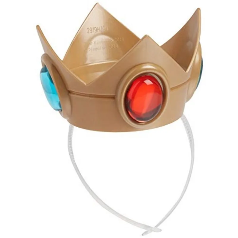 Nintendo Super Mario Brothers Princess Peach Crown e Amuleto