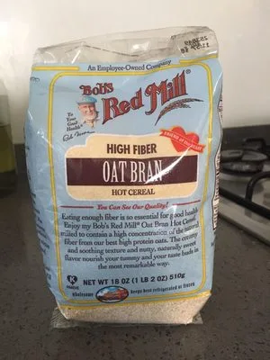 High fiber oat bran hot cereal