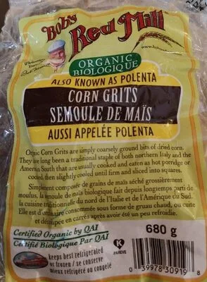 Semoule de maïs (polenta)