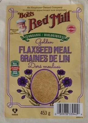 Graines de lin doré moulues