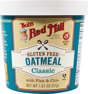 Gluten free oatmeal cup