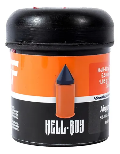 Chumbinho Hell Boy Titanium 5.5mm 50un 16,2 grains - FF