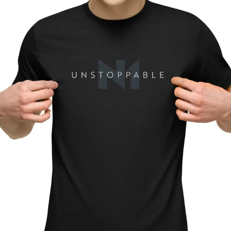 Camiseta N1 Unstoppable 100% Algodão Pima Preto G