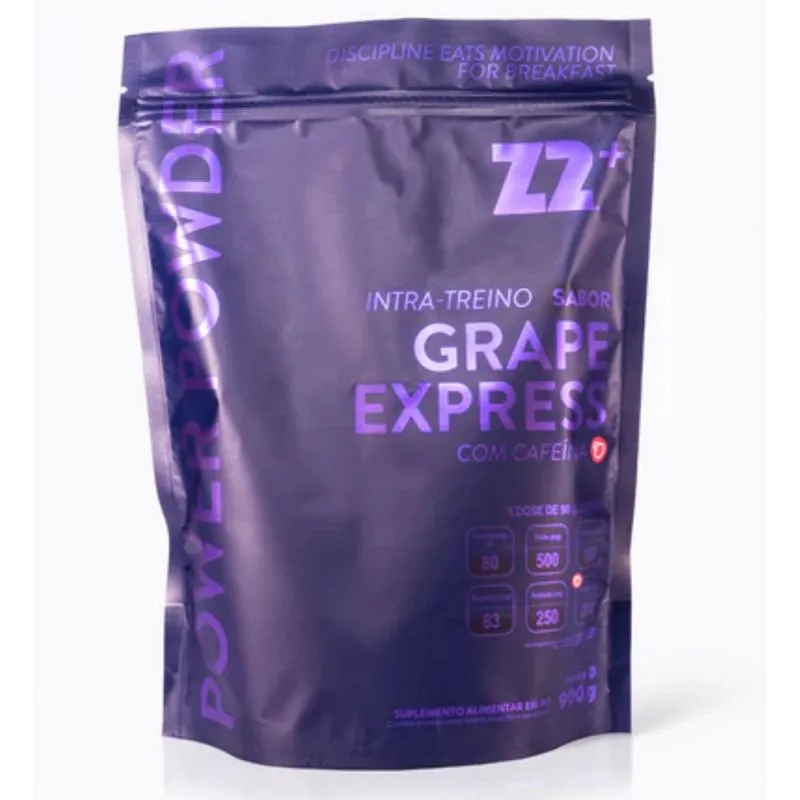 Intra Treino Power Powder Z2 + c/ Cafeína Sabor Grape Express (900g) - Z2 Foods