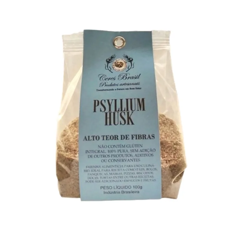 Psyllium Husk Sem Glúten Ceres 100g