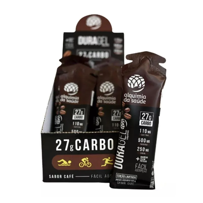 Duragel 27g De Carbo Alquimia Da Saúde Café 15 Sachês