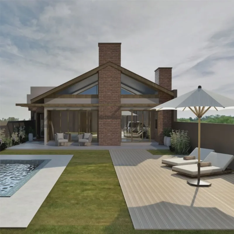 Deck de Pvc Pr1 13,8cm X 2,0cm X 2.85cm Ecovale - caixa com 4 Unidade - Mel