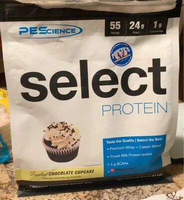 Select protein frosted chocolate cupcake