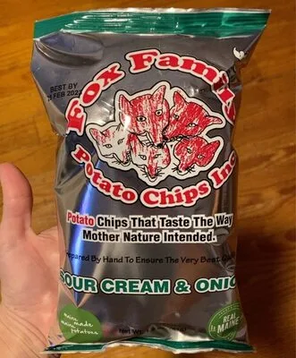 Fox Family Potato Chips Sour Cream & Onion