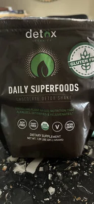 Daily Superfoods Chocolate Detox Shake