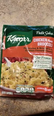 Fettuccine & Broccoli in a Chicken Flavored Sauce