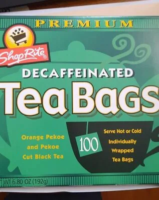 Shop Rite Decaffeinated Tea