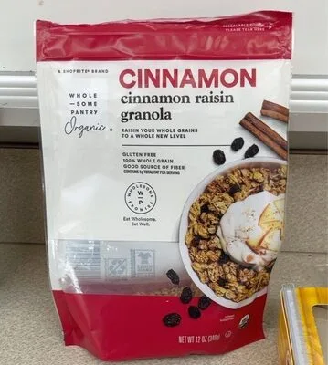 Cinnamon raisin granola