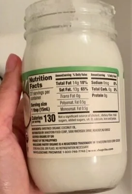 Coconut oil
