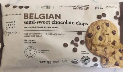 Belgian semi sweet chocolate chips