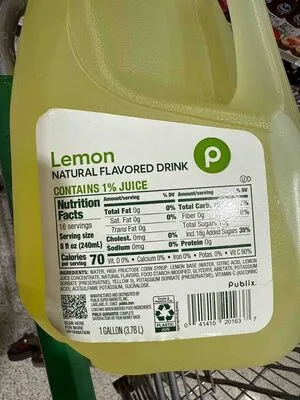 Lemon Natural Flavored Drink
