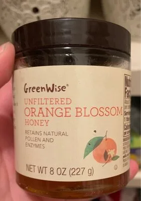 Unfiltered orange blossom honey