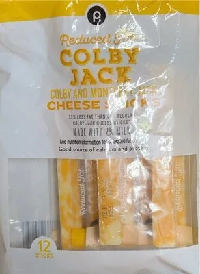 Reduced fat colby jack cheese sticks