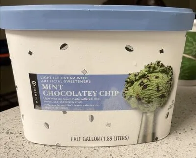 Mint chocolate chip ice cream