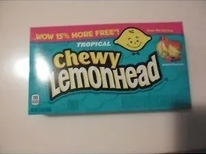 Chewy tropical assorted fruit flavored candies