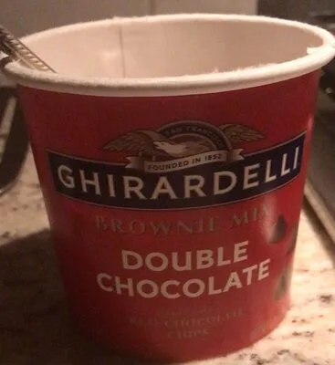 Ghiradelli Double Chocolate Brownie Cup
