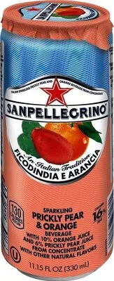 San pellegrino sparkling prickly pear & orange beverage